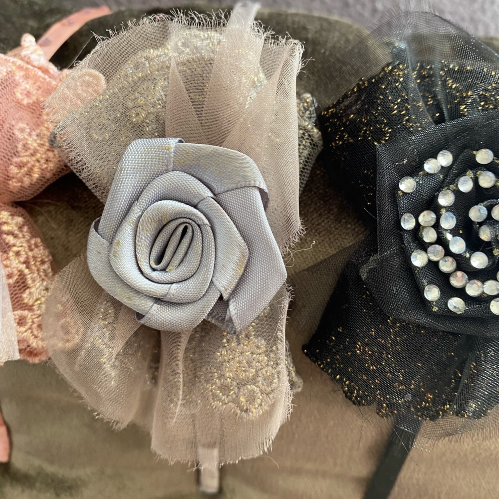 Set of 4 fancy headbands - Picture 5 of 9